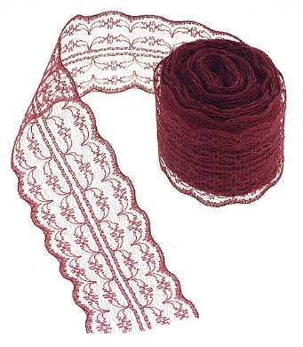 Vin röd nylonspets 45 mm