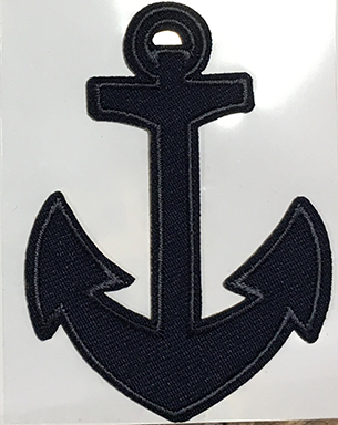 Patch Ankare Marinblå