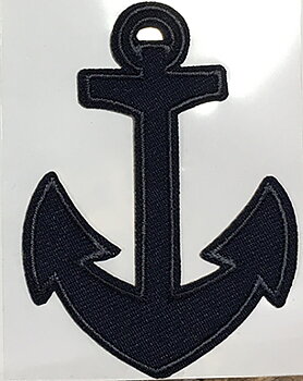 Patch Ankare Marinblå