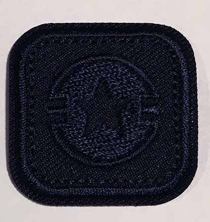 Patch Stjärna Marinblå