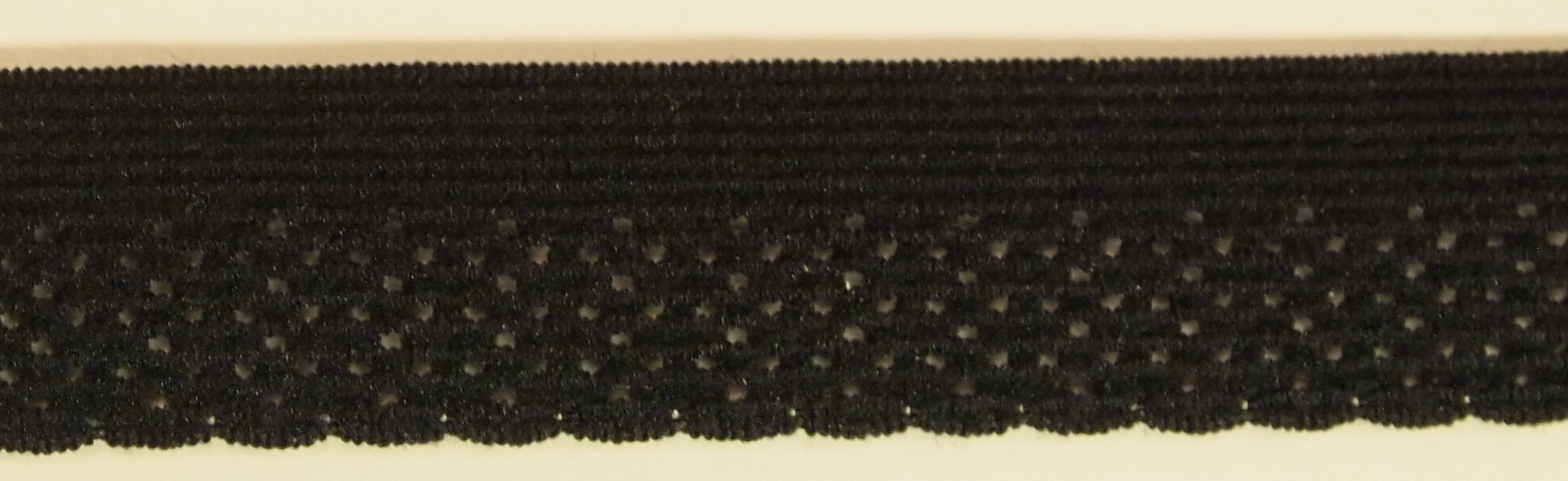 Svart Resårspets 18mm