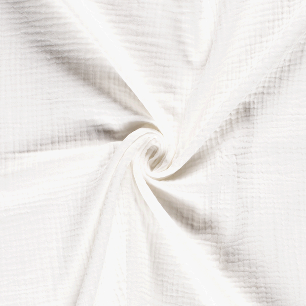 Muslin / Double Gauze Vinter Vit