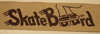 Skate Board Blå & Beige