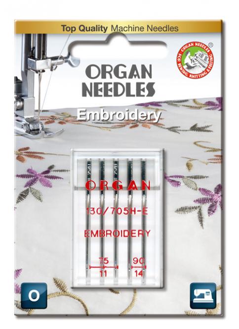 Symaskinsnål Broderinål 5-pack