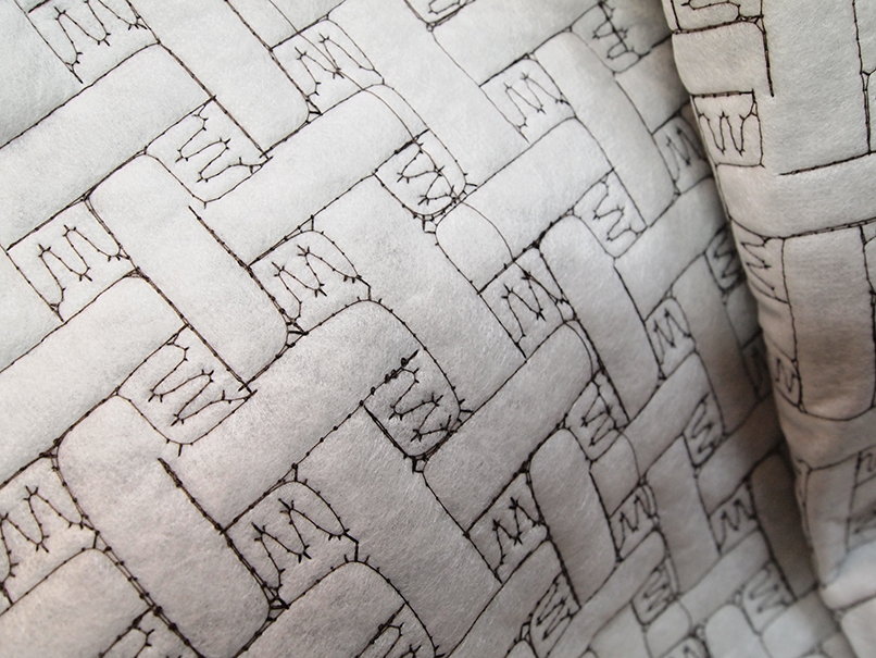 Quilt Mönstrad Brun - 2
