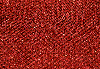 Röd metallic nät