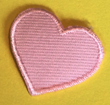 Patch Rosa Hjärta