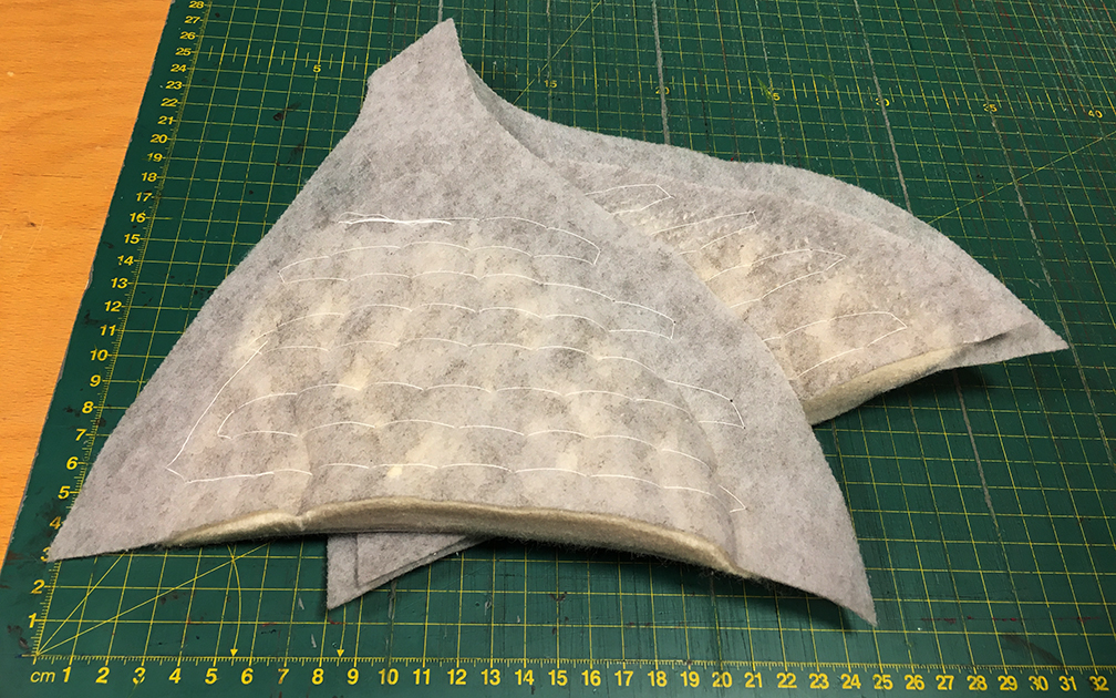 Axelvaddar Quiltade