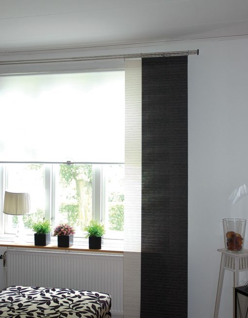 Vit Panelhängare för 11-20 mm gardinstång 65cm