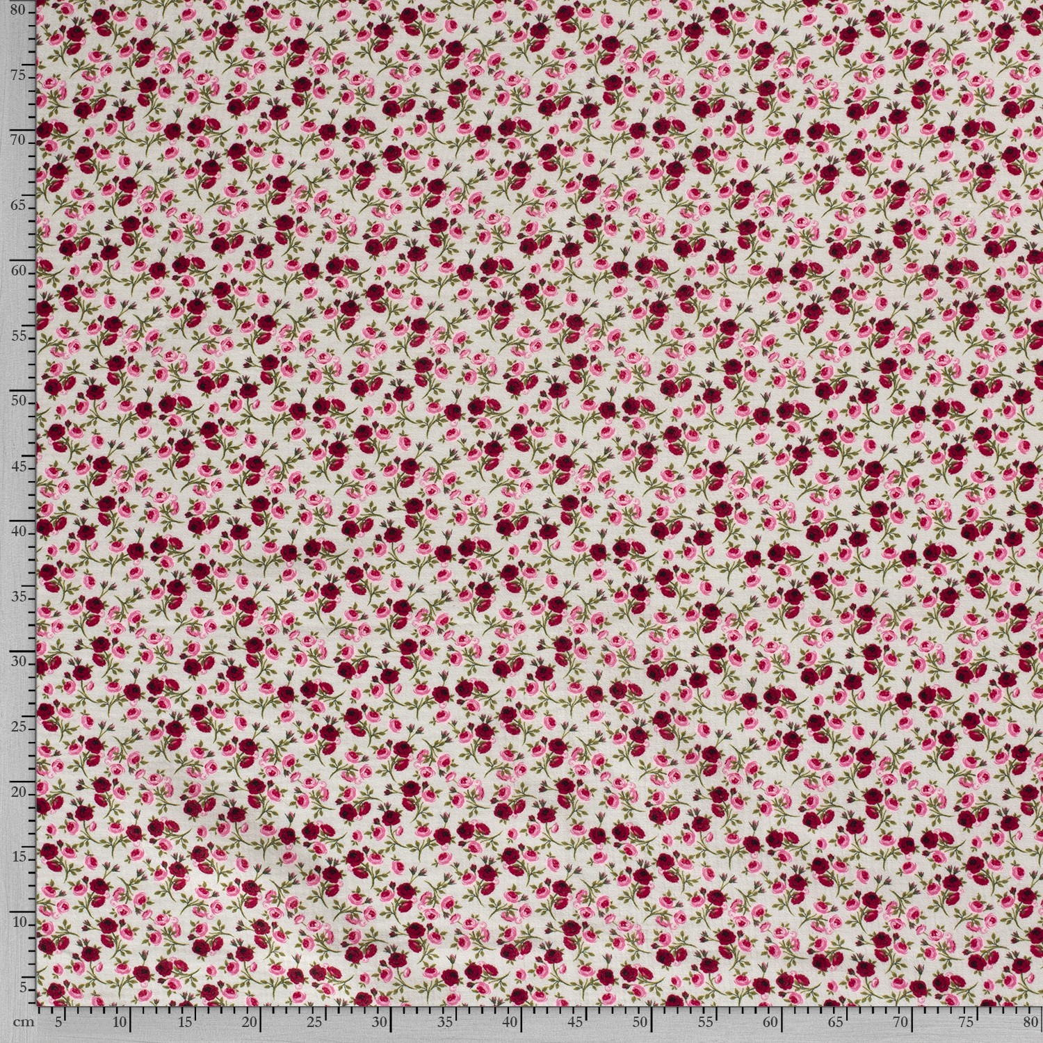 Blommig muslin / Double gauze STUV 1,1m - 3
