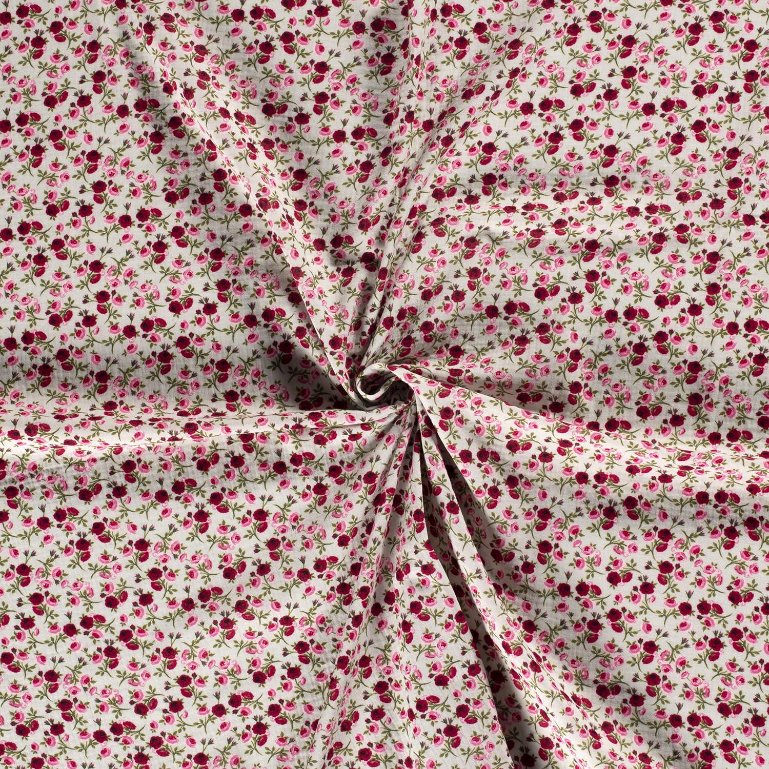 Blommig muslin / Double gauze STUV 1,1m - 2