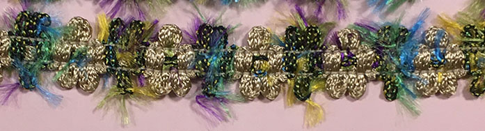 Dekorband Beige Blommor 15
