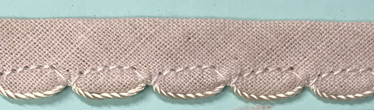 Dekorkant Passpoal Beige 10