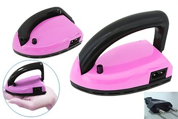 Strykjärn ROSA Svart nedvikbart handtag