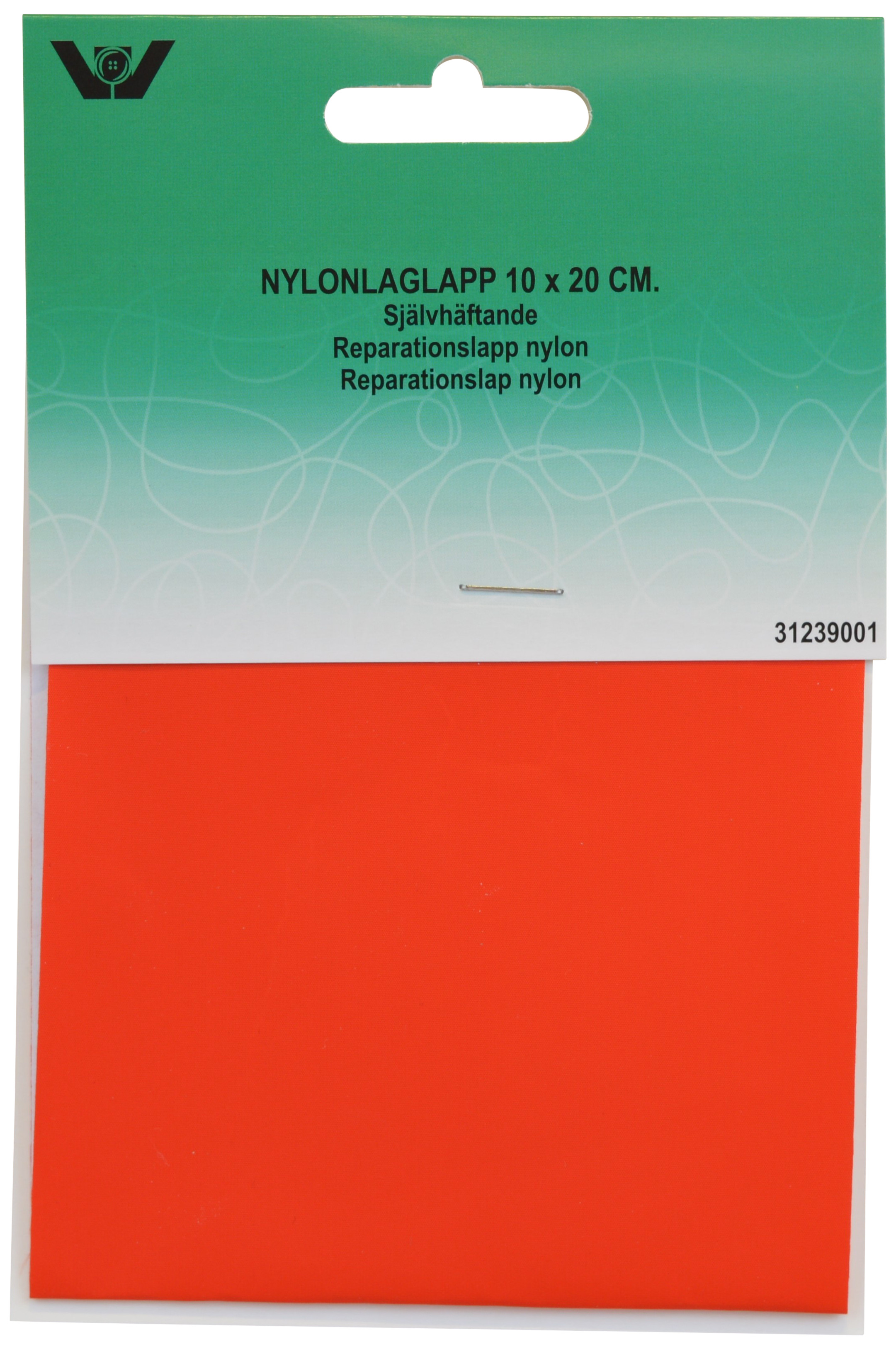 Nylon Självhäftande Laglapp Enfärgad - 4