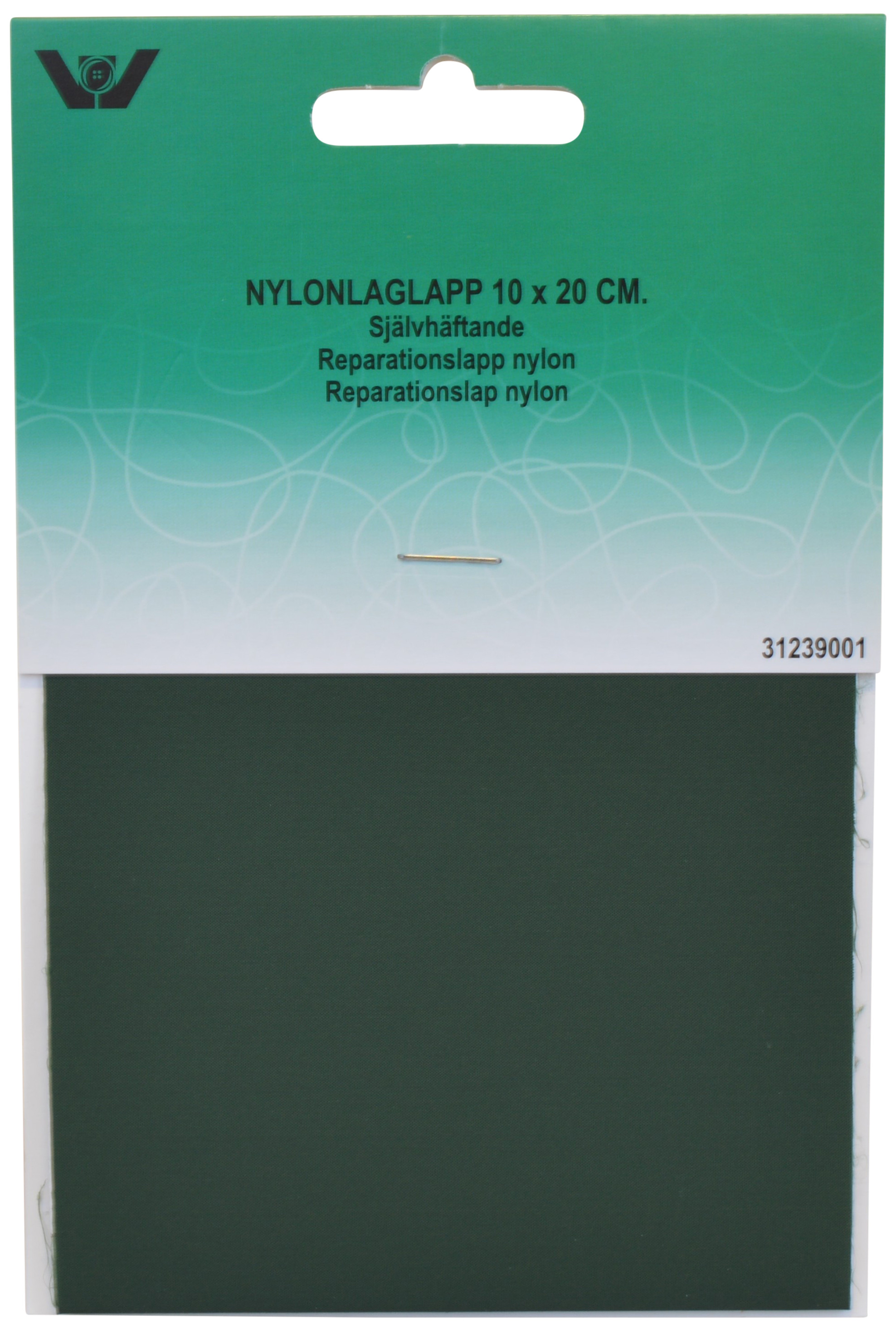 Nylon Självhäftande Laglapp Enfärgad - 8
