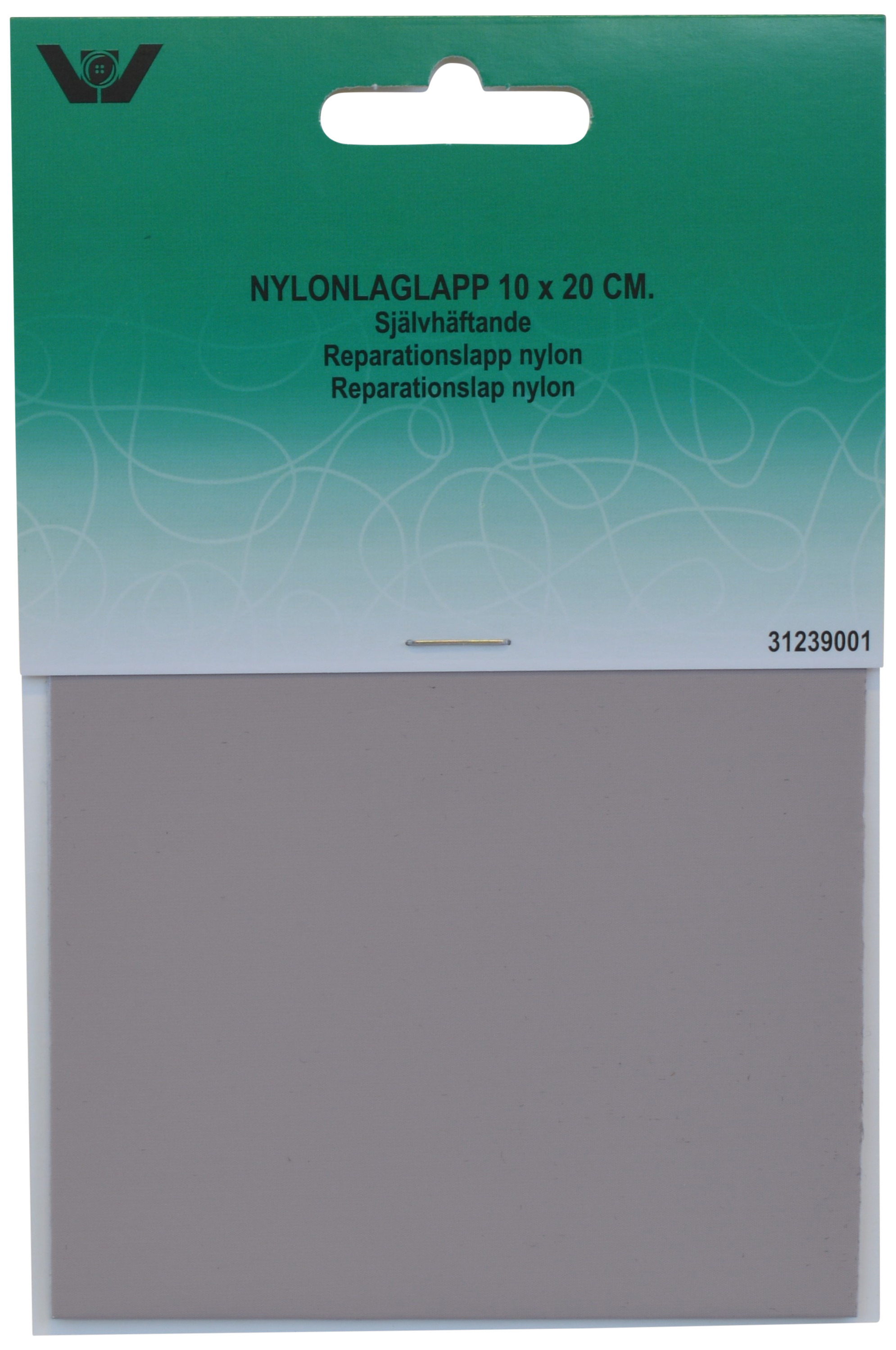 Nylon Självhäftande Laglapp Enfärgad - 10