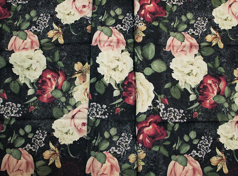 Roses n Mandalas Blå STUVAR