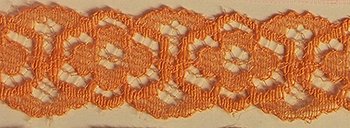 Blek orange nylonspets, 19mm