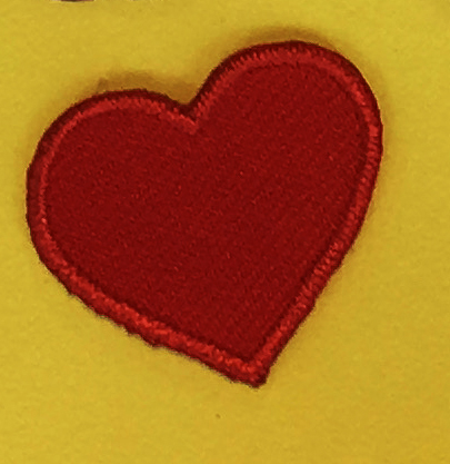 Patch Rött Hjärta