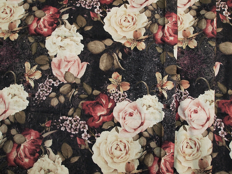 Roses n Mandalas Brun