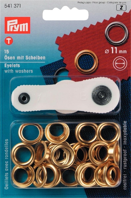 Öljetter med bricka 14mm - 3
