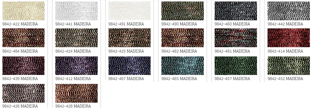 Madeira broderitråd no40 Metallic 200m - 2