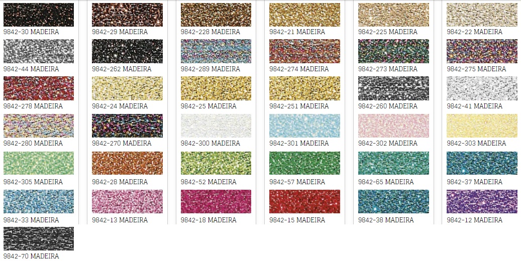 Madeira broderitråd no40 Metallic 200m - 4