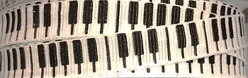 Ripsband Piano Tangenter