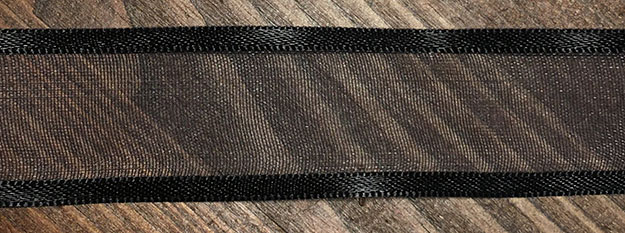 Organza Band med satinkant
