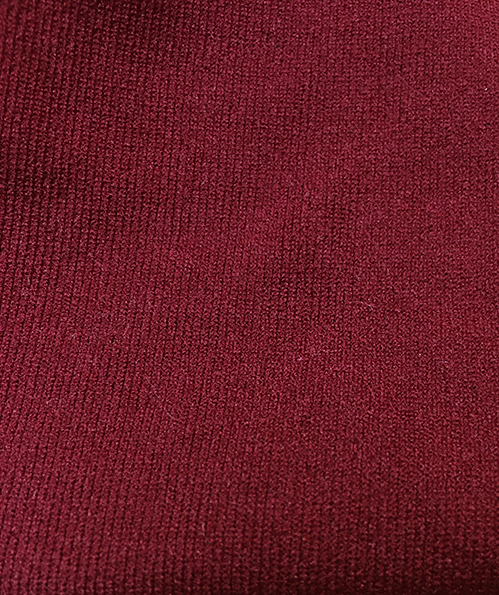 Vinröd Tubstickad Jersey