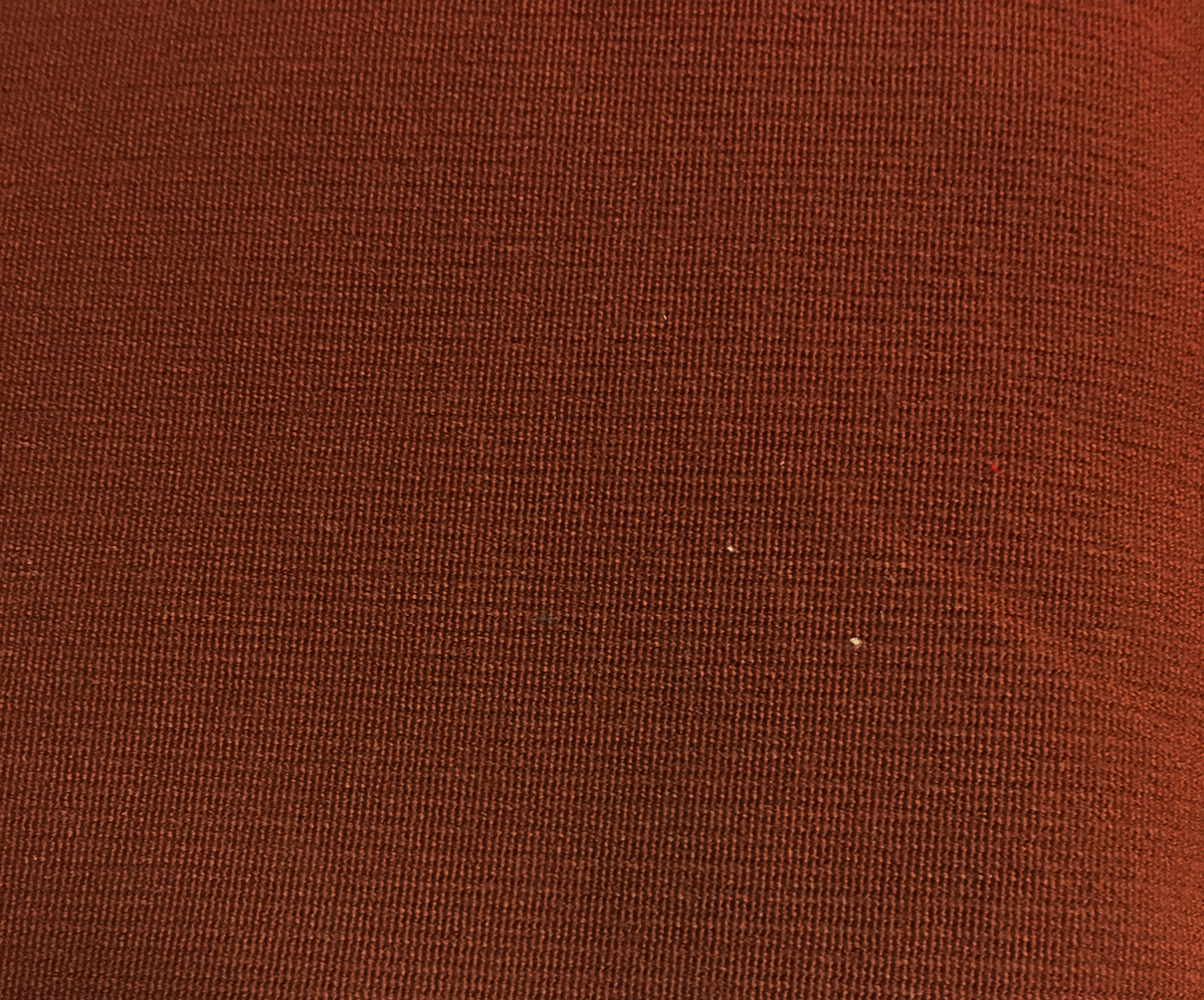 Tjock mjuk vävd polyester med sammetsyta Rostbrun