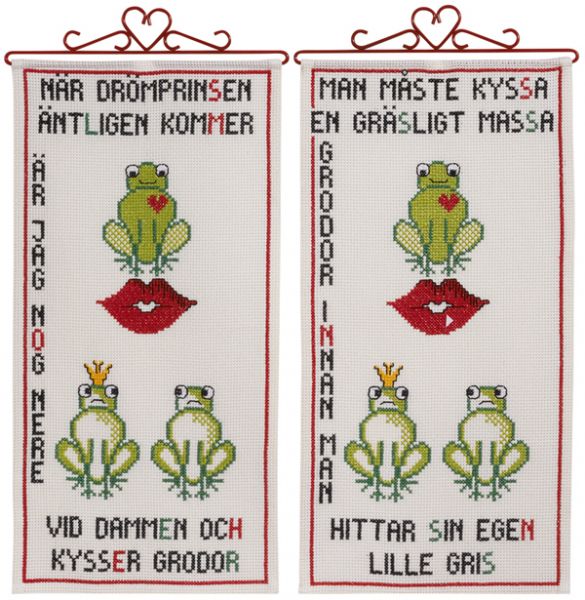 Kyssa grodor vepa inkl garn