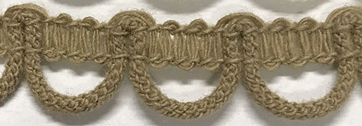 Stumt Ögleband Beige Grov