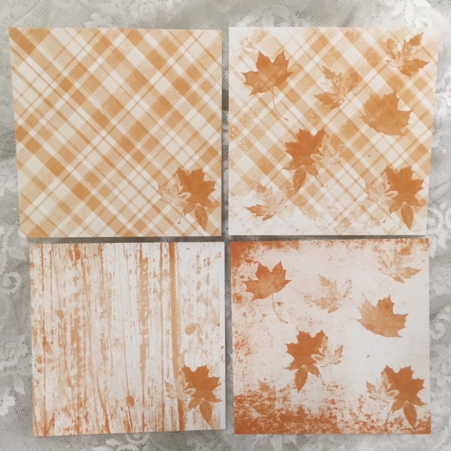 PP KD -Patterned paper with Autumn feel - 2