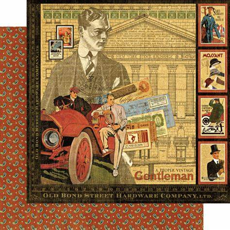 Graphic 45 A Proper Gentleman Collection -A Proper Gentleman 