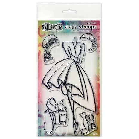 Dylusions Couture Stamp Set - Night At The Opera