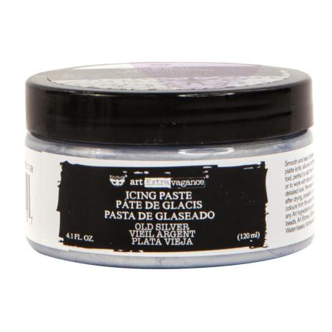 Prima Finnabair Art Extravagance Icing Paste   -Old Silver 