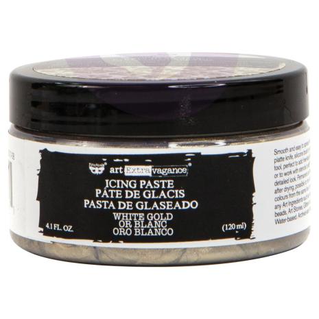 Prima Finnabair Art Extravagance Icing Paste -White Gold 