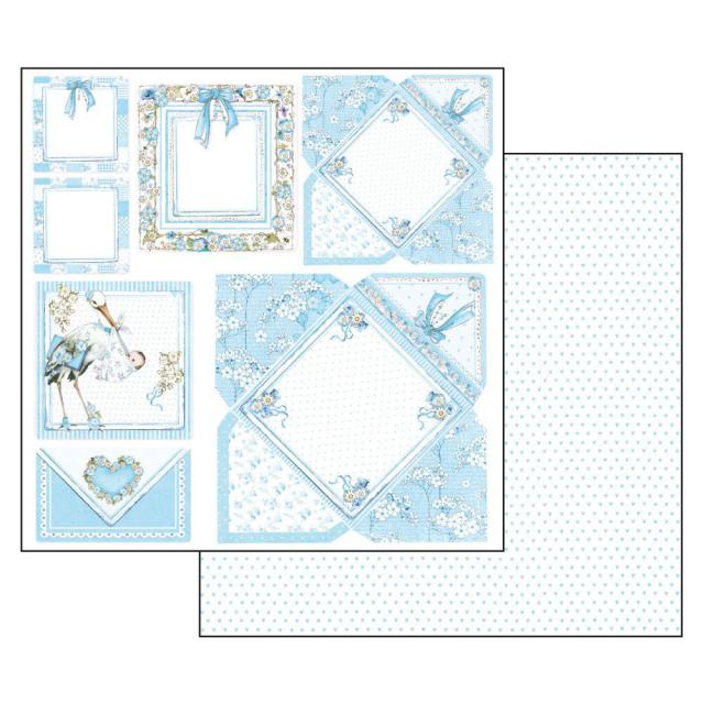 Stamperia SBB545 Baby Boy cards