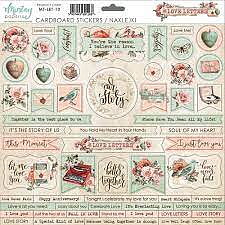 Mintay Cardboard Stickers -Love Letters 