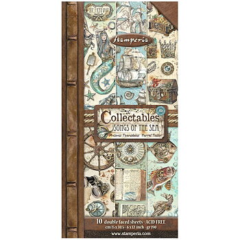  Stamperia Collectables 6x12 -Songs of the Sea 