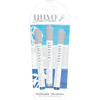  Tonic Studios Nuvo Glitter Markers – Midnight Shadows 172N