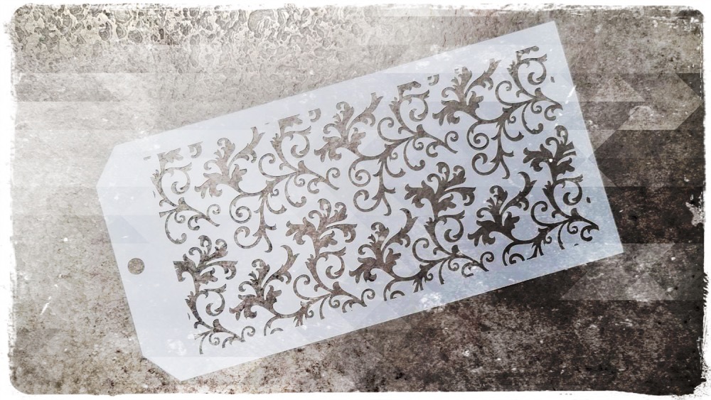 Stencil Ö med mindre swirlar