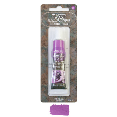 Prima Finnabair Matte Wax Paste  -Shabby Pink (tub)