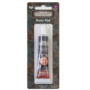 Prima Finnabair Matte Wax Paste  -Rusty Red (burk)