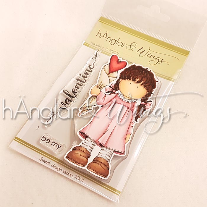 HW  Clear Stamps Hjärteflicka A7