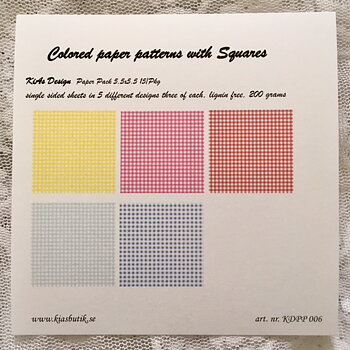 PP KD -Colored paper patterns with Squares 