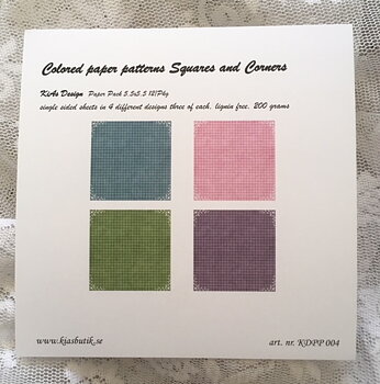PP KD -Colored paper patterns Squares and Corners