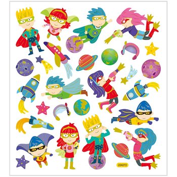 D Stickers Superhjältar